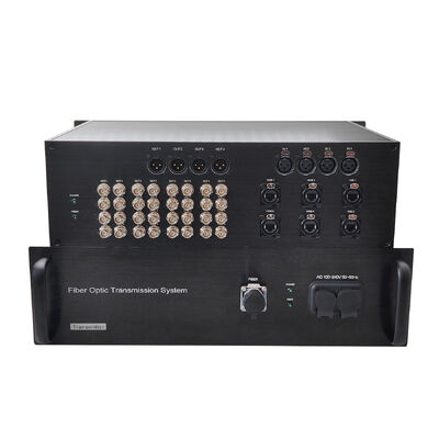 중국 XLR 오디오, 네트워크, CNlinko 듀얼 LC 섬유 커넥터와 함께 12G SDI 비디오 섬유 전송 시스템 협력 업체