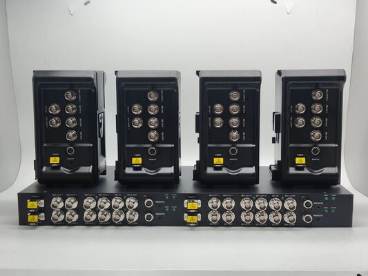 중국 2x 양방향 12G SDI 비디오 (Lanc 원격, 8핀 원격, V 마운트 광 컨버터 포함) 협력 업체
