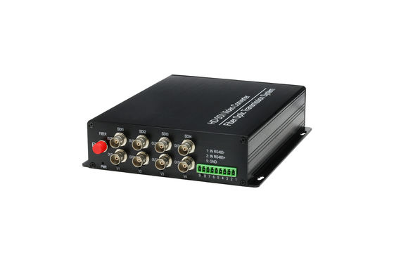중국 CCTV 시스템을 위한 광학 오디오 수신기 4 채널 HD SDI 광학 컨버터 85mm x 76mm x 30mm 협력 업체