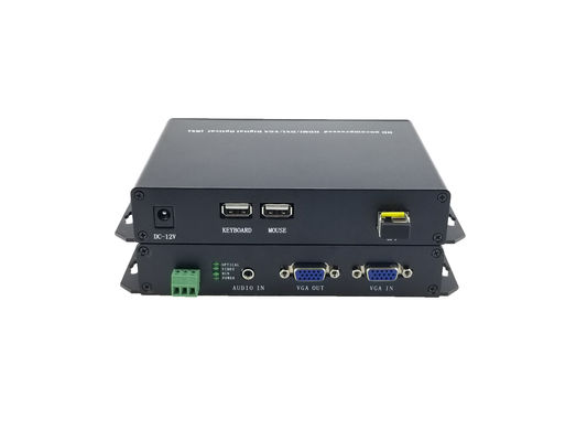 중국 전방 비디오/1 역 오디오/rs232/KVM SFP 1080p/60hz 광섬유 변환기 단일 모드 협력 업체