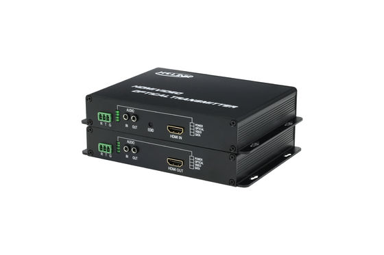 LC 연결관 HDMI 섬유 변환기 광섬유 광학 비디오 송신기 1550nm의 파장 협력 업체