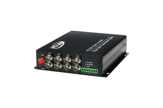 5V DC HD-SDI 광섬유 비디오 송신기 오디오 + 1 Ch 반환과 함께 임베디드 협력 업체