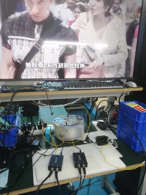 SFP를 통한 1 채널 BIDI 12G SDI에서 섬유 변환기 단일 모드 단일 섬유 LC 협력 업체