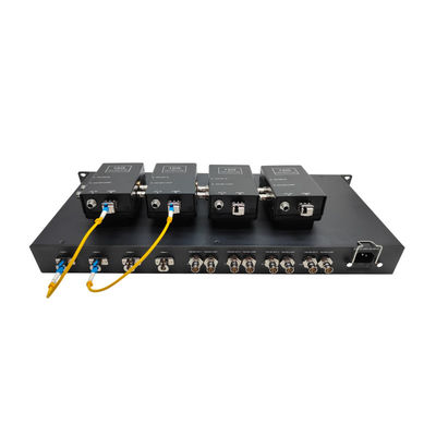4in1 EFP 12G-SDI 비디오 카메라 광섬유 전송 시스템 4pcs 송신기와 1pc 랙 CCU 협력 업체