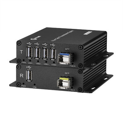 4채널 USB2.0 신호 확장 최대 20km USB로 광섬유 변환기 협력 업체