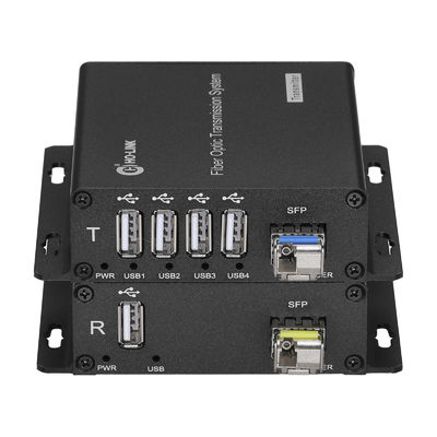 4채널 USB2.0 신호 확장 최대 20km USB로 광섬유 변환기 협력 업체