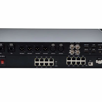 비디-리전 12G SDI 비디오+HDMI 4K60Hz+XLR 블랜세드 오디오+18CH 이더넷+DMX, 울트라HD 신호 전송 협력 업체