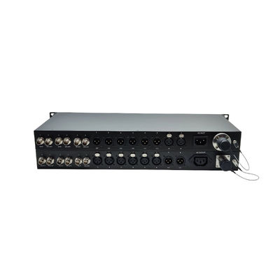 송신기와 수신기를 포함한 XLR 오디오, 레모 커넥터 10km와 함께 12G-SDI 섬유 변환기 협력 업체