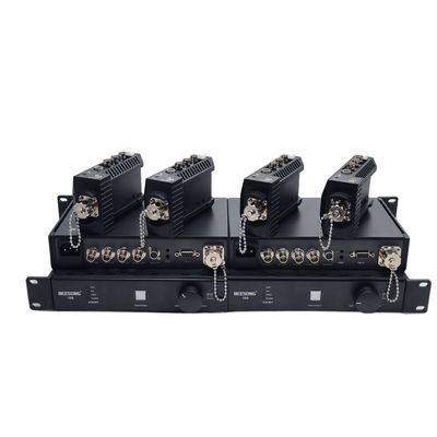 랙 마운트 체시 4K SDI 소니 카메라 파이버 전송 시스템, 파이버 카메라 어댑터 + 파이버 베이스 스테이션 협력 업체