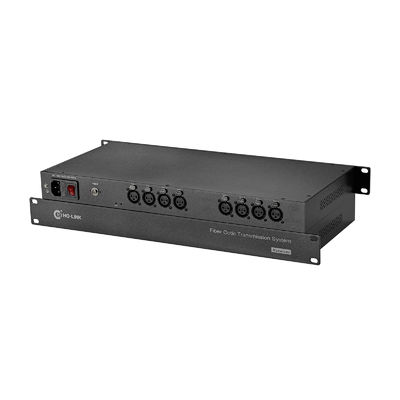 8 Channel Forward Broadcast Audio Fiber Extender with Analog XLR Transmission 협력 업체