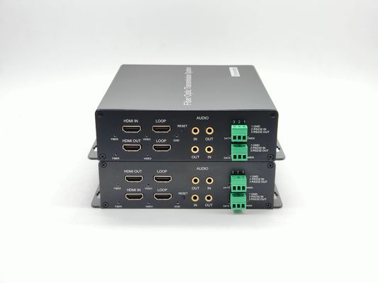 Bidirectional 4K30Hz HD-MI Video to Fiber Converter With 3.5mm Audio, RS485/RS232 Data 협력 업체