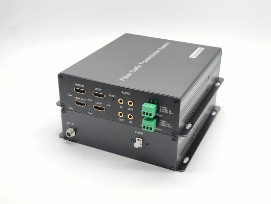 Bidirectional 4K30Hz HD-MI Video to Fiber Converter With 3.5mm Audio, RS485/RS232 Data 협력 업체