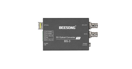 3G SDI Fiber Optic Converter With Tally, RS485, SFP Module 협력 업체