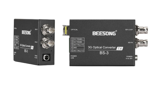3G SDI Fiber Optic Converter With Tally, RS485, SFP Module 협력 업체