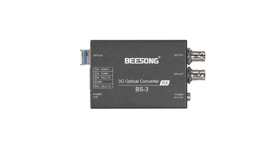 3G SDI Fiber Optic Converter With Tally, RS485, SFP Module 협력 업체
