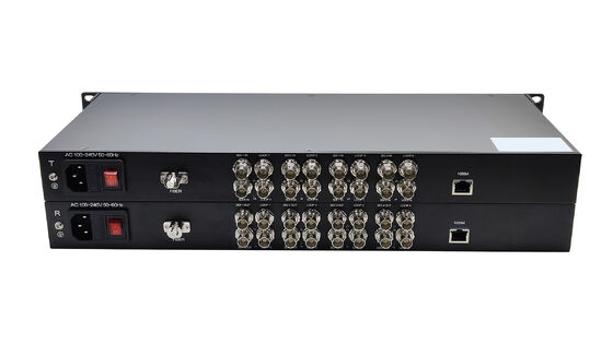 1RU 8x 3G SDI와 1GB 이더넷 광섬유 변환기 협력 업체