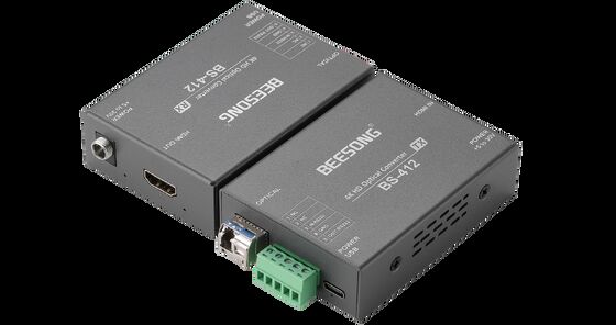 최신 미니 4K60 HDMI 광섬유 변환기 RS232 데이터 협력 업체