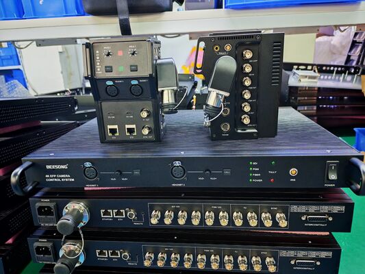 3단계 SYNC 12G SDI 섬유 카메라 변환기 젠락, 4선 인터컴, IP 제어, 타리, POE+ 협력 업체