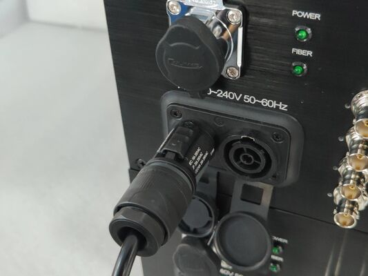 XLR 오디오, 10GB 네트워크, CNlinko 듀얼 LC 파이버 커넥터를 갖춘 16채널 4K 12G SDI 비디오 파이버 전송 시스템 협력 업체