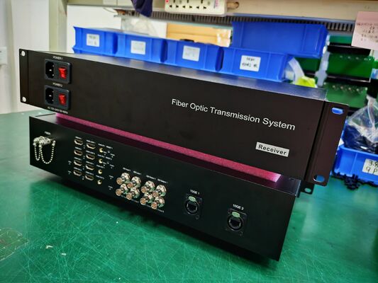 4K 12G SDI 양방향 비디오 광 전송 시스템 2개, 4K60 HDMI, 10GB 네트워크, 듀얼 ST 광 커넥터 포함 협력 업체