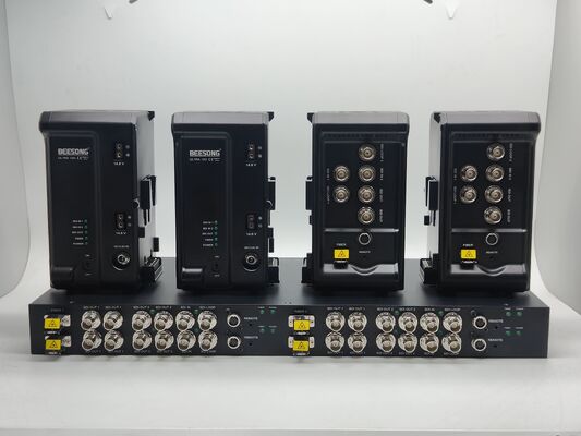 2x 양방향 12G SDI 비디오 (Lanc 원격, 8핀 원격, V 마운트 광 컨버터 포함) 협력 업체