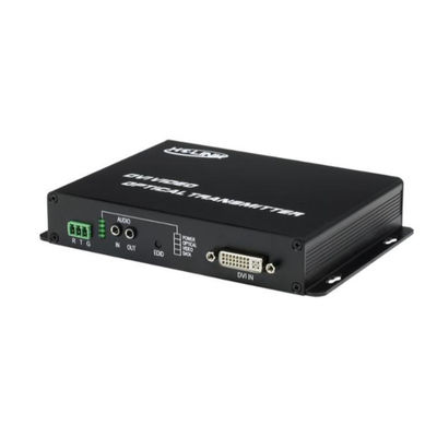 1 채널 1080P/60Hz DVI 광섬유 비디오 변환기 LC (SFP) 섬유 포트를 가진 단일 모드 섬유 협력 업체