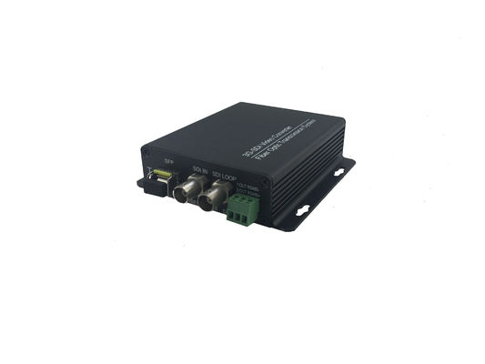 섬유 비디오 전송 HD SDI 섬유 변환기 85mm X 76mm X 30mm 1.485G SFP 모듈 협력 업체