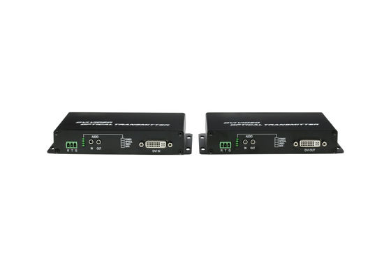 1-Ch RS232 데이터 HDMI / VGA / DVI 비디오 로 파이버 변환기 지원 1080P@60Hz 협력 업체