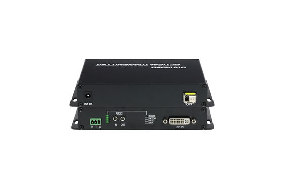1-Ch RS232 데이터 HDMI / VGA / DVI 비디오 로 파이버 변환기 지원 1080P@60Hz 협력 업체