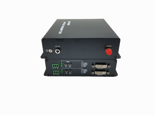 2채널 HD DVI 디지털 비디오로 광섬유 미디어 변환기 SMF,HDCP 1로 10km2, RS-232, RS-422, RS-485를 지원합니다. 협력 업체