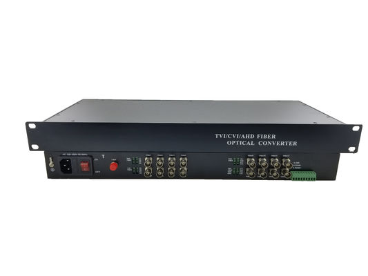 16채널 720P 1080P HDTV AHD CVI I 광섬유 멀티플렉서,16차트 HDTVI 광섬유 송신기 및 수신기 협력 업체