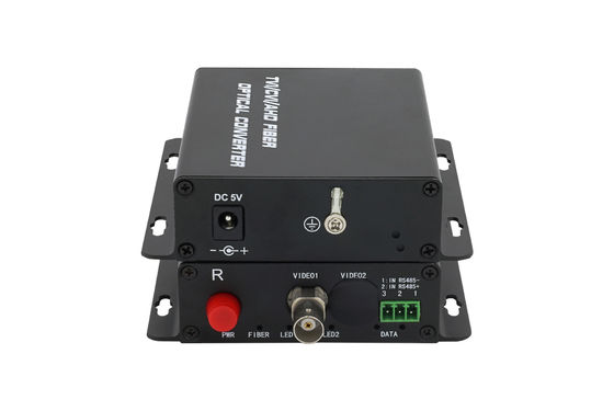 T1310nm / R1550nm 광섬유 송신기 비디오 변환기, CCTV 비디오 멀티플렉서 BNC 커넥터 협력 업체