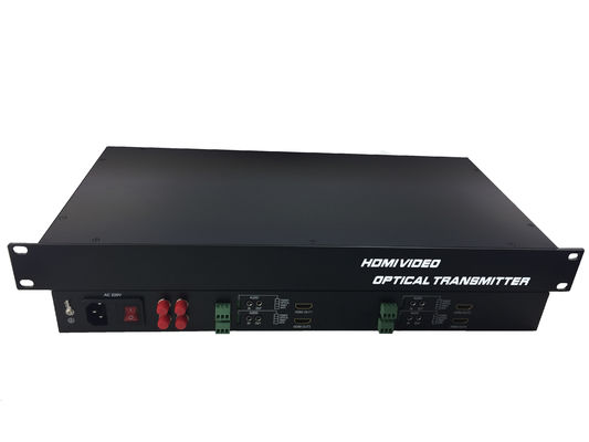 1080p/60hz HDMI 비디오 RS485 / RS232 / 광학 오디오 수신기 5V3A 전력 협력 업체