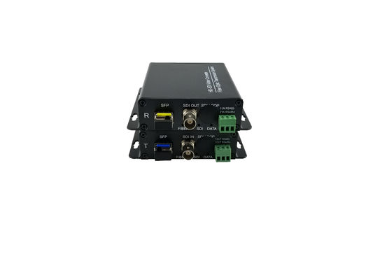 1채널 HD SDI 송신기 RS485 데이터 SFP 8V ~ 14V DC 입력 전압 270Mb / s 비트 속도 협력 업체