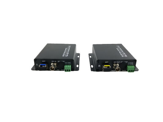 1채널 HD SDI 송신기 RS485 데이터 SFP 8V ~ 14V DC 입력 전압 270Mb / s 비트 속도 협력 업체