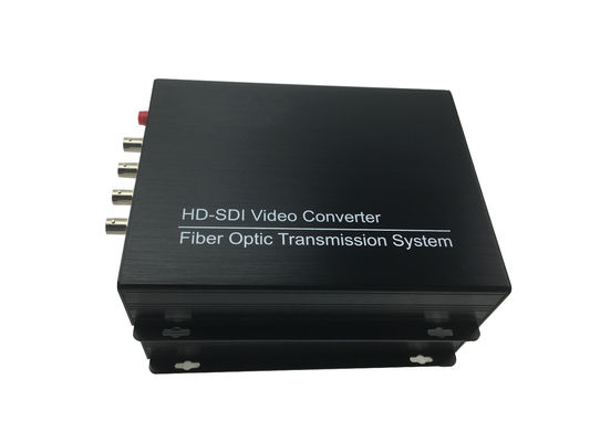 5VDC 전원4 채널 HD SDI에서 광섬유 변환기 1.485Gb / s 데이터 속도 광섬유 송신기 협력 업체