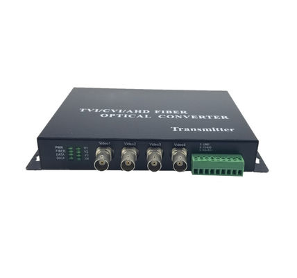 1CH - 64CH CCTV 비디오 송신기 및 수신기 CVI TVI AHD 섬유 변환기 1310nm / 1550nm 파장 협력 업체