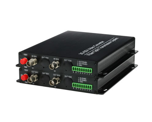 2 채널 3g-Sdi 섬유 비디오 변환기 RS485, WDM 비디오 변환기 협력 업체