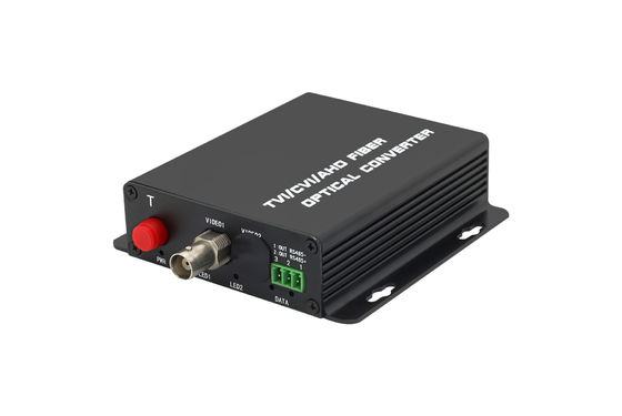 AHD CCTV 카메라 비디오 변환기, 19인치 2U 레이크 디자인 오디오 광섬유 송신기 협력 업체