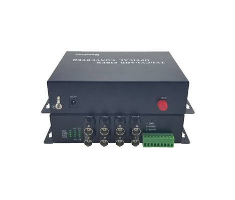 HDCVI/TVI/AHD 45MHz 싱글 모드 파이버 비디오 컨버터 코아시얼 케이블 FC/ST/SC 커넥터 협력 업체