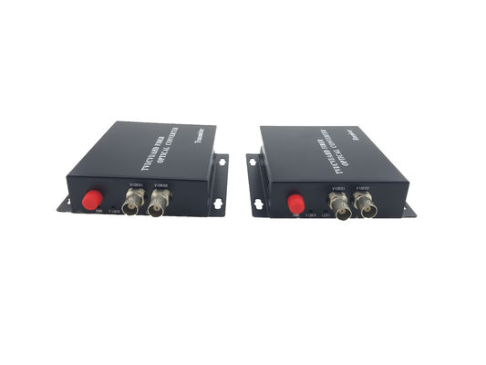 SMF Fiber Type 2Ch CVI 비디오에서 광섬유 변환기, 랙 마운트 오디오 비디오 변환기 협력 업체