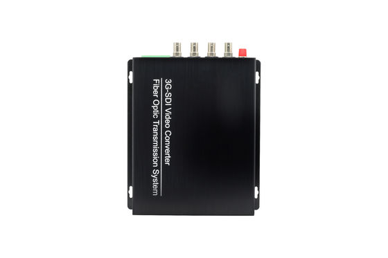 HD 4채널 RS485 3G SDI 섬유 비디오 송신기 디지털 광 송신기 + 전향 / 역향 오디오 협력 업체