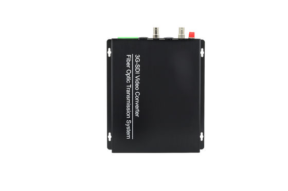 HD 2채널 RS485 3G SDI 섬유 비디오 송신기 디지털 광 송신기 + 전향 / 역음악 협력 업체