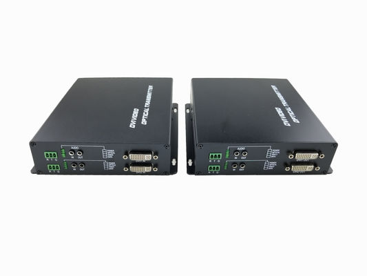 2채널 1080P/60Hz Lossless Dvi to Fiber Video Converter 트랜스시버 수신기 하나의 광섬유 케이블 단일 모드 협력 업체