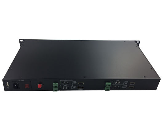 풀HD 4채널 압축되지 않은 1080P/60Hz HDMI RS232 오디오와 SFP 모듈형 광섬유 송신기 수신기 협력 업체