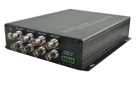 16-CH 720P 960P 1080P HDCVI/TVI/AHD 비디오 광섬유 송신기 120MHz 1310nm/1550nm 단일 모드 단일 섬유 20Km 협력 업체