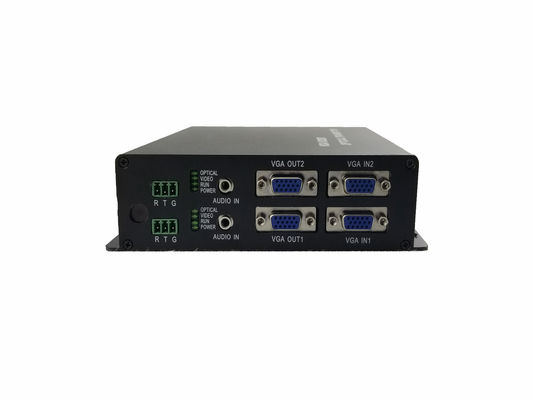 4 CH1080P/60Hz VGA 광섬유 변환기 / 압축되지 않은 광섬유 비디오 전송 + 데이터, OEM/ODM 사용 가능 협력 업체