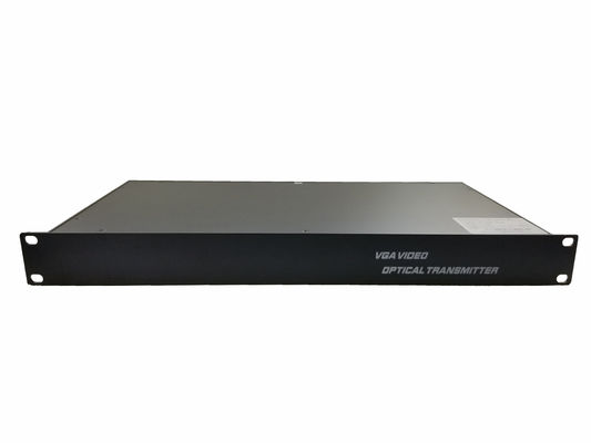 4 CH 랙 1080P/60Hz VGA 광섬유 변환기 / 압축되지 않은 광섬유 비디오 전송 + 데이터, OEM/ODM 사용 가능 협력 업체