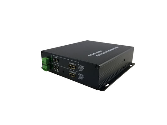 2-Ch 1080P HDMI 광섬유 변환 트랜시버 외장 오디오 확장기 협력 업체
