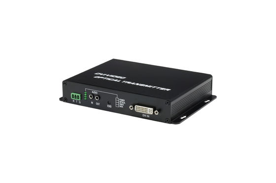 1 채널 1080P/60Hz DVI 광섬유 비디오 변환기 LC (SFP) 섬유 포트를 가진 단일 모드 섬유 협력 업체